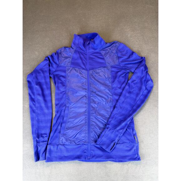 Mondetta Jackets & Blazers - Mondetta Blue Full Zip Activewear Jacket Women's Small Thumb Holes Hiking